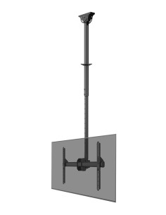Neomounts CL35-440BL16L Supporto monitor TV a soffitto 37-70" - alt. 106-156 cm