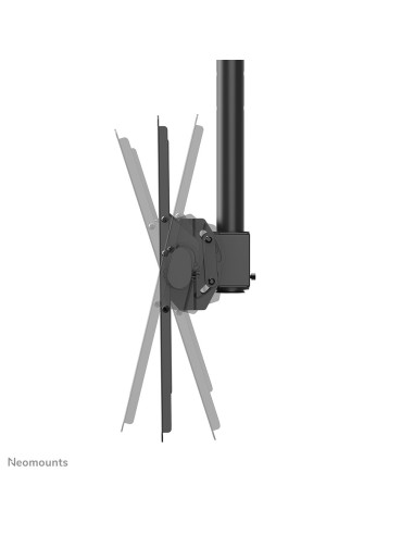 Neomounts CL35-440BL16L Supporto monitor TV a soffitto 37-70" - alt. 106-156 cm