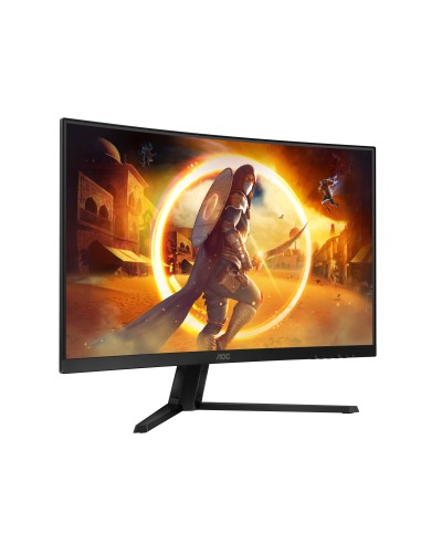 AOC G4 CQ32G4VE Monitor PC 81,3 cm (32") 2560 x 1440 Pixel Quad HD LCD Nero, Grigio