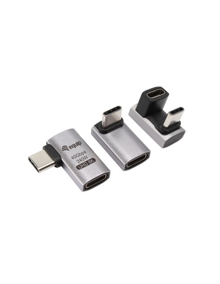 Equip Adattatore USB 4 C a C, 40Gbps, PD 240W, confezione da 3 pezzi