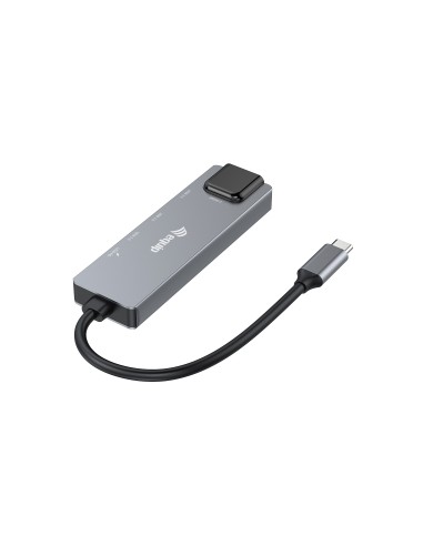 Equip 133496 Adattatore multifunzione 5 in 1, 2,5GbE, USB-A x 2, USB-C x 1, USB-C , 100W USB PD