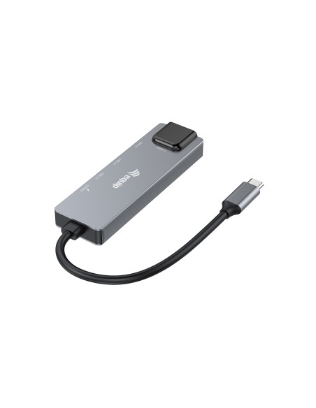Equip 133496 Adattatore multifunzione 5 in 1, 2,5GbE, USB-A x 2, USB-C x 1, USB-C , 100W USB PD