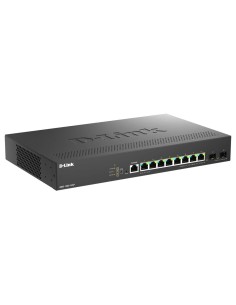 D-Link DMS-1250-10SP E switch di rete Gestito 2.5G Ethernet (100 1000 2500) Supporto Power over Ethernet (PoE) Nero 2