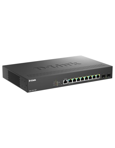 D-Link DMS-1250-10SP E switch di rete Gestito 2.5G Ethernet (100 1000 2500) Supporto Power over Ethernet (PoE) Nero