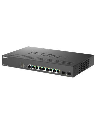 D-Link DMS-1250-10SP E switch di rete Gestito 2.5G Ethernet (100 1000 2500) Supporto Power over Ethernet (PoE) Nero