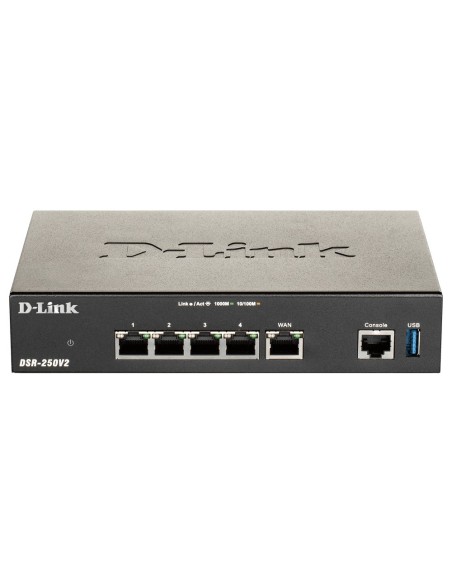 D-Link DSR-250V2 router wireless Gigabit Ethernet Nero