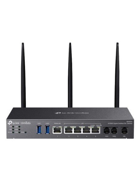 TP-Link Omada AX3000 router wireless Gigabit Ethernet Dual-band (2.4 GHz 5 GHz) Nero