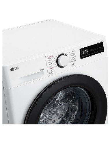 LG D4R3009NSWB Lavasciuga 9 6kg AI DD, Classe D, 1400 giri, Vapore, Eco Hybrid