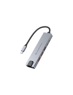 Conceptronic DONN29G replicatore di porte e docking station per laptop Cablato USB 3.2 Gen 2 (3.1 Gen 2) Type-C Grigio