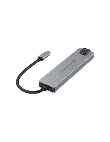 Conceptronic DONN29G replicatore di porte e docking station per laptop Cablato USB 3.2 Gen 2 (3.1 Gen 2) Type-C Grigio
