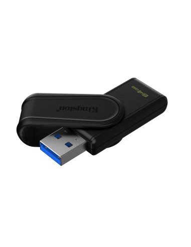 Kingston Technology DataTraveler 64GB Portable USB 3.2 Gen 1 Exodia S (Nero Nero)