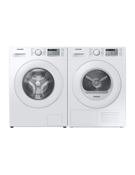 Samsung DV80TA020TH asciugatrice Libera installazione Caricamento frontale 8 kg Acciaio, Bianco
