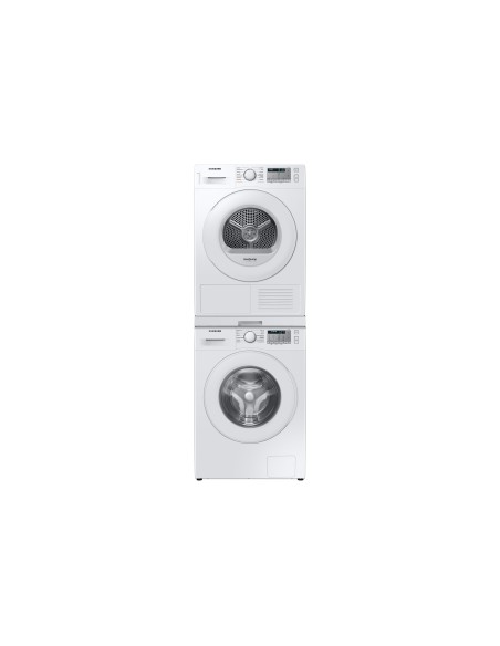 Samsung DV80TA020TH asciugatrice Libera installazione Caricamento frontale 8 kg Acciaio, Bianco