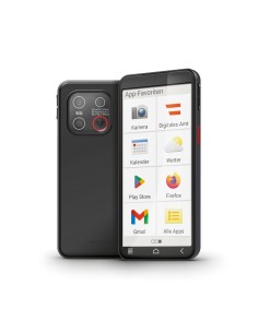 Emporia emporiaSMART.6lite 13,8 cm (5.45") Android 13 4G USB tipo-C 6 GB 128 GB 3600 mAh Nero, Argento