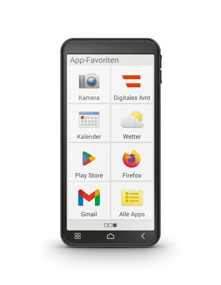 Emporia emporiaSMART.6lite 13,8 cm (5.45") Android 13 4G USB tipo-C 6 GB 128 GB 3600 mAh Nero, Argento