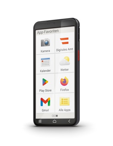 Emporia emporiaSMART.6lite 13,8 cm (5.45") Android 13 4G USB tipo-C 6 GB 128 GB 3600 mAh Nero, Argento