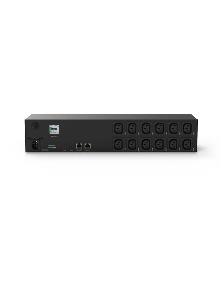 EnGenius ECP212-INT unità di distribuzione dell'energia (PDU) 12 presa(e) AC 2U Nero