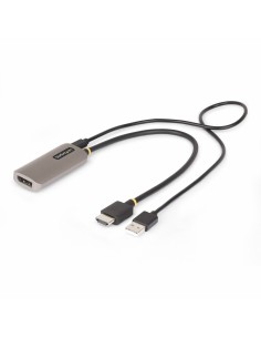 StarTech.com Cavo adattatore da HDMI a DisplayPort da 30 cm, 8K 60Hz, convertitore video attivo da HDMI 2.1 a DP 1.4,