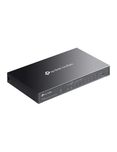 TP-Link Omada ES210GMP switch di rete Gestito Gigabit Ethernet (10 100 1000) Supporto Power over Ethernet (PoE) Nero