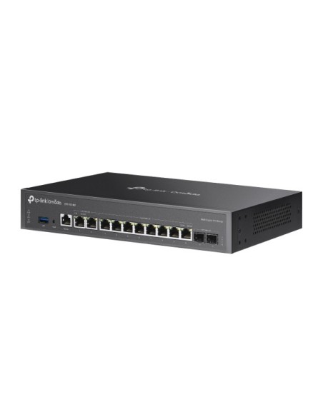 TP-Link Omada ER7412-M2 router cablato 2.5 Gigabit Ethernet, Gigabit Ethernet Nero