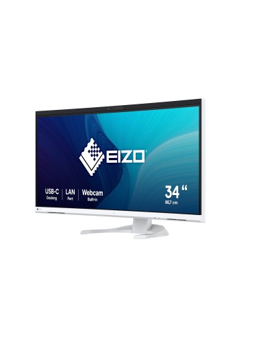EIZO FlexScan EV3450XC-WT LED display 86,6 cm (34.1") 3440 x 1440 Pixel UltraWide Quad HD Bianco