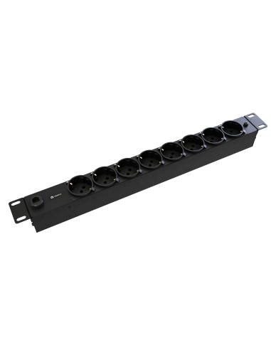 Vertiv PowerGo EP0G01A0 unità di distribuzione dell'energia (PDU) 8 presa(e) AC 1U Nero