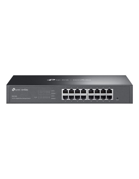 TP-Link Omada ES216G switch di rete Gestito L2 Gigabit Ethernet (10 100 1000) Nero