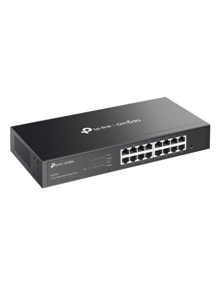 TP-Link Omada ES216G switch di rete Gestito L2 Gigabit Ethernet (10 100 1000) Nero