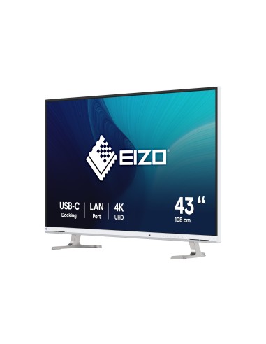 EIZO FlexScan EV4340X-WT LED display 108 cm (42.5") 3840 x 2160 Pixel 4K Ultra HD Bianco