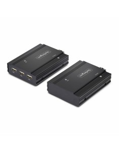 StarTech.com KVM Extender DisplayPort su fibra ottica, 4K 60Hz, kit di estensione, fino a 300m (multimodale) con moduli SFP+ 2