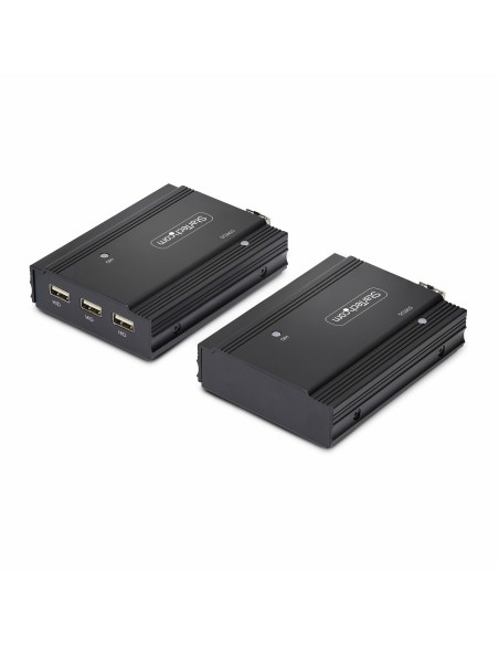 StarTech.com KVM Extender DisplayPort su fibra ottica, 4K 60Hz, kit di estensione, fino a 300m (multimodale) con moduli SFP+