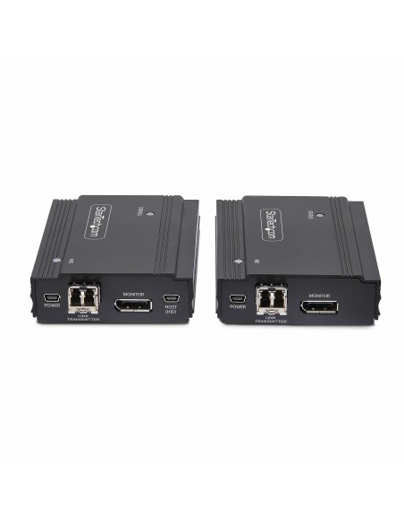 StarTech.com KVM Extender DisplayPort su fibra ottica, 4K 60Hz, kit di estensione, fino a 300m (multimodale) con moduli SFP+