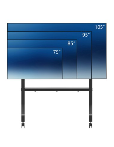 Neomounts FL50-575BL1 Carello TV 65-110" - installazione rapida - TÜV