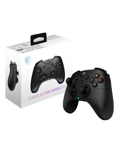 MSI FORCE GC300 WIRELESS Nero USB 2.0 Gamepad Analogico PC