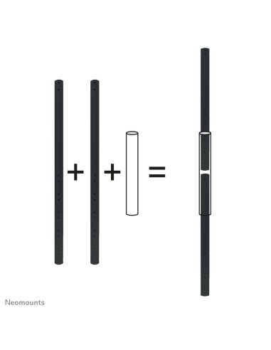 Neomounts FPMA-CPCONNECTBLACK Connettore per tubo di prolunga