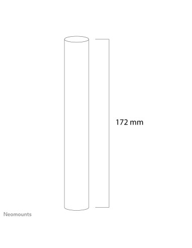 Neomounts FPMA-CPCONNECTBLACK Connettore per tubo di prolunga