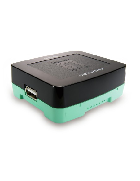 LevelOne FPS-1032 server di stampa LAN Ethernet Nero, Verde