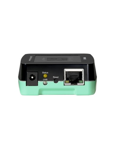 LevelOne FPS-1032 server di stampa LAN Ethernet Nero, Verde