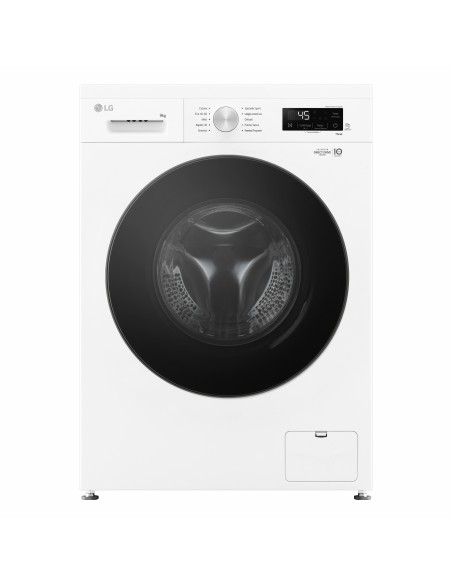 LG F4NX1009NWB Lavatrice smart 9kg, Classe A, 1400 giri, 6 Motion, Allergy Care, Bianca