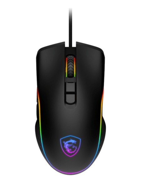 MSI FORGE GM300 mouse Gaming Ambidestro USB tipo A Ottico 7200 DPI