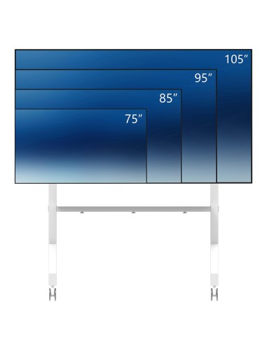 Neomounts FL50-575WH1 Carello TV 65-110" - installazione rapida - TÜV