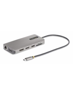StarTech.com Adattatore multiporta USB-C a tre monitor, HDMI  DisplayPort, hub 4x USB, 100W PD, GbE, lettore di schede