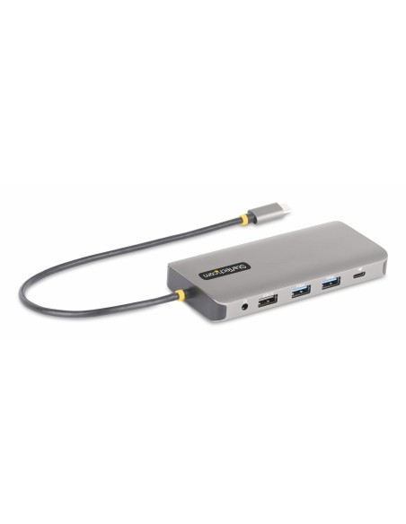 StarTech.com Adattatore multiporta USB-C a tre monitor, HDMI  DisplayPort, hub 4x USB, 100W PD, GbE, lettore di schede