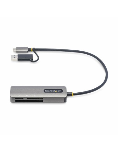 StarTech.com Lettore di schede di memoria multimediale USB 3.0, lettore di schede SD microSD CompactFlash, adattatore portatile