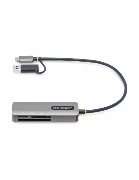 StarTech.com Lettore di schede di memoria multimediale USB 3.0, lettore di schede SD microSD CompactFlash, adattatore portatile