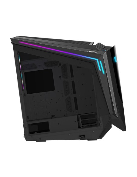 GIGABYTE AORUS C700 GLASS Case per PC – Full Tower, supporta fino a E-ATX e radiatori da 420 mm, 5 ventole da 120 mm