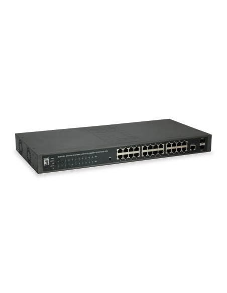 LevelOne GEP-2652 switch di rete Gestito L2 Gigabit Ethernet (10 100 1000) Supporto Power over Ethernet (PoE) Grigio