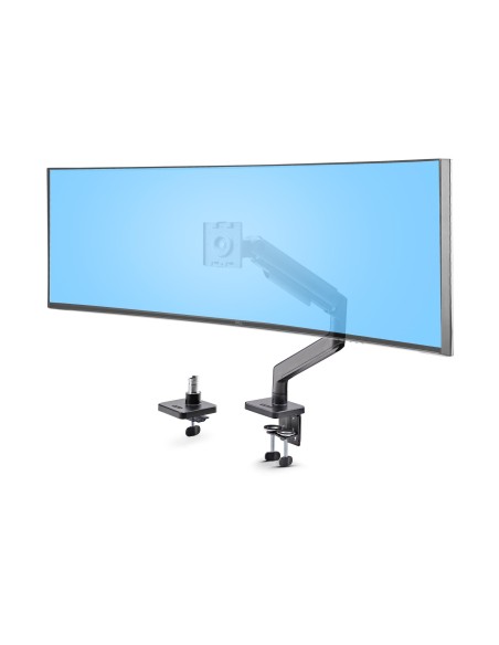 StarTech.com Supporto per Monitor Curvo Ultrawide fino a 49” 32 9 Braccio a Molla da Scrivania con Morsetto a C Passante per