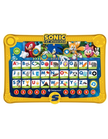 Clementoni Sonic Alphabet Pad Tablet per bambini