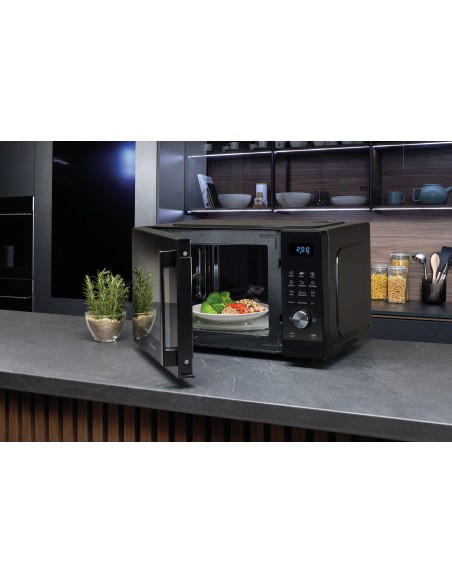 Hisense H23MOBSD1HG forno a microonde Nero Microonde con grill Superficie piana 23 L 800 W